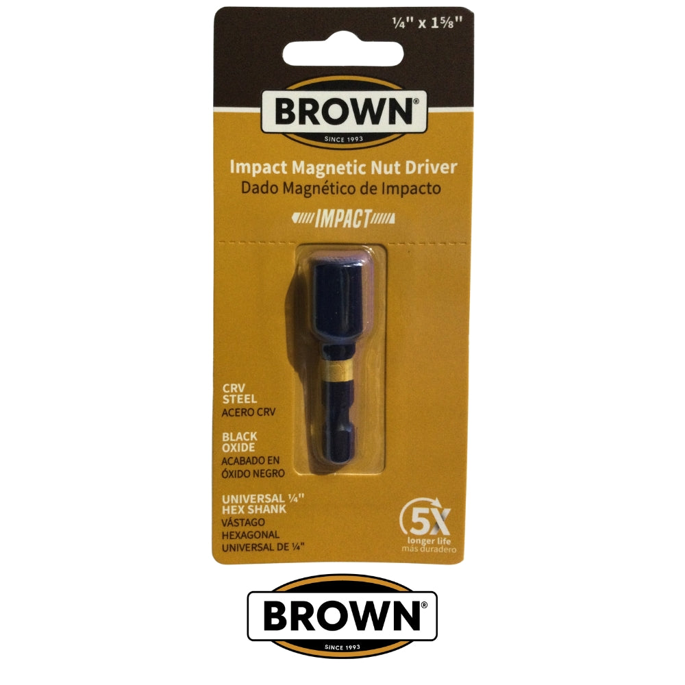 SOCKET MAGNETICO DE IMPACTO 1/4 X 1-5/8 IN