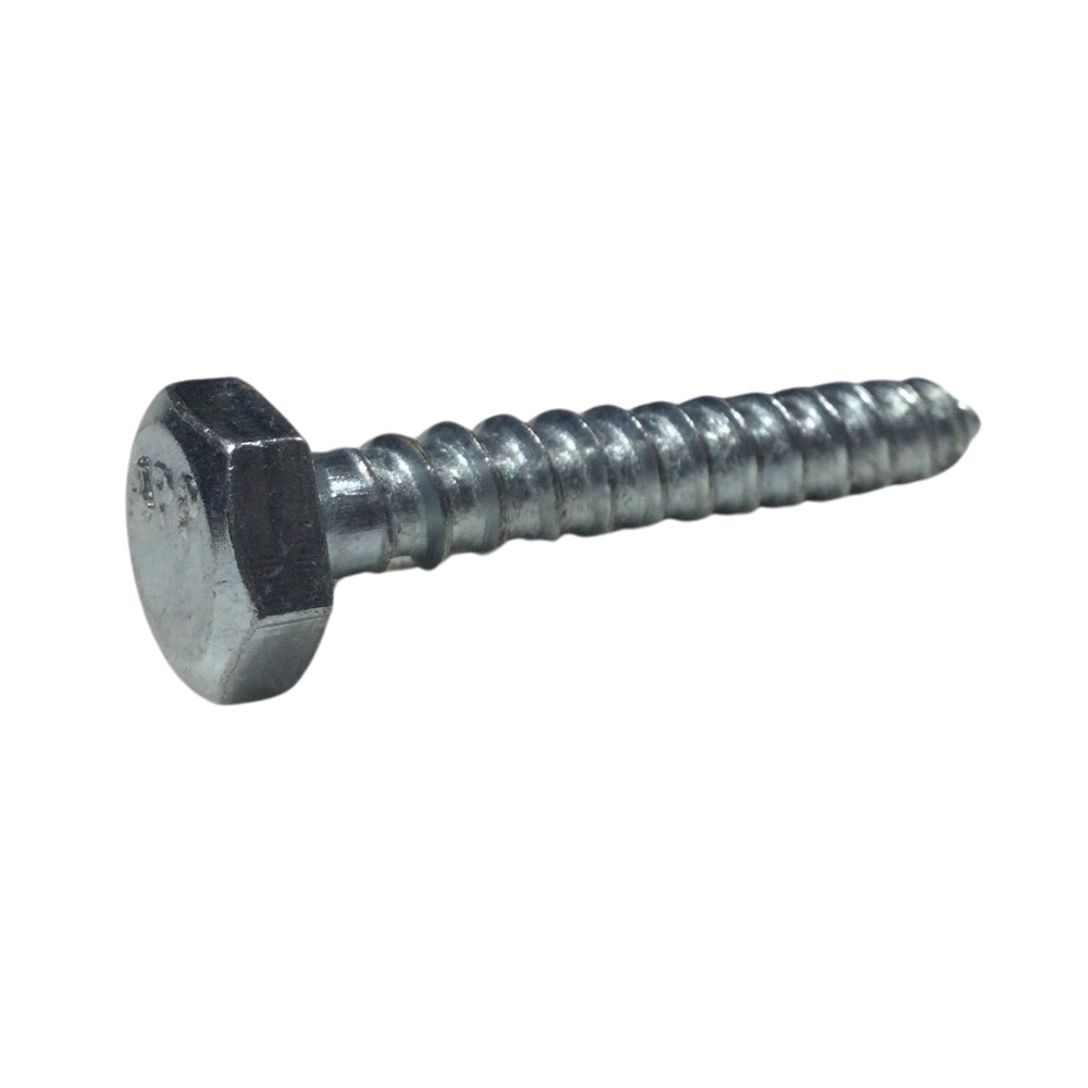 TORNILLO TIRAFONDO HEXAGONAL ZINCADO ACERO GRADO 2 1/4 PULGADAS x 1-1/2 PULGADAS