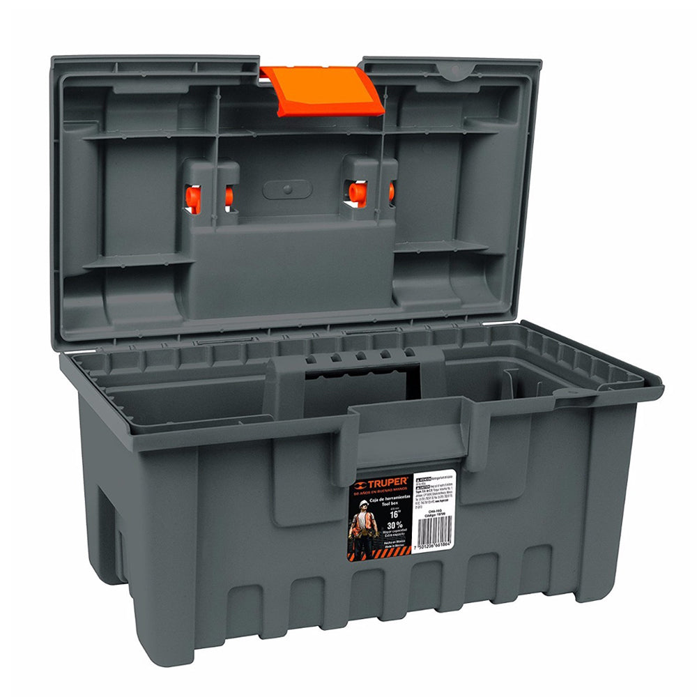 CAJA GRIS PARA HERRAMIENTAS 16 PULGADAS