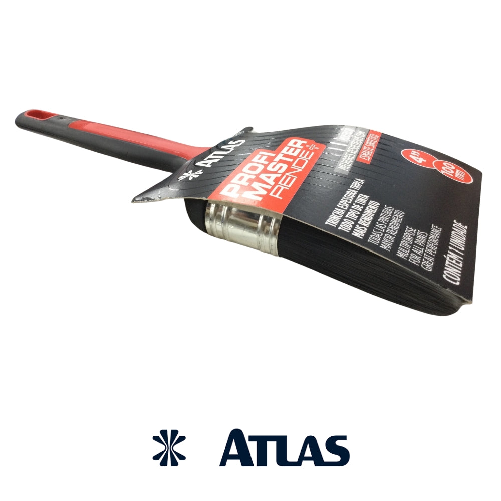 BROCHA ATLAS PROFIMASTER RENDE+ TRIPLE CERDA NEGRA 4"