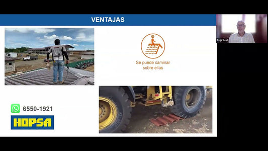 Capacitación-Teja Plástica Real: Producto y Correcta Instalación