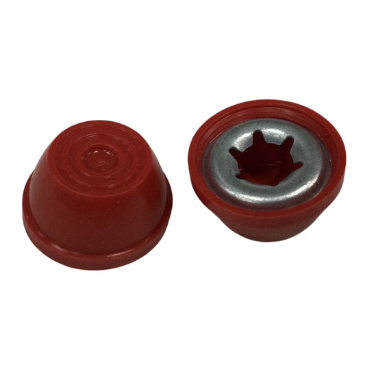 TUERCA PLASTICA A PRESION ROJA 5/16 PULGADAS