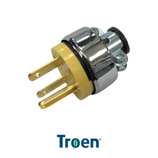 CONECTOR MACHO METAL 15A/250V