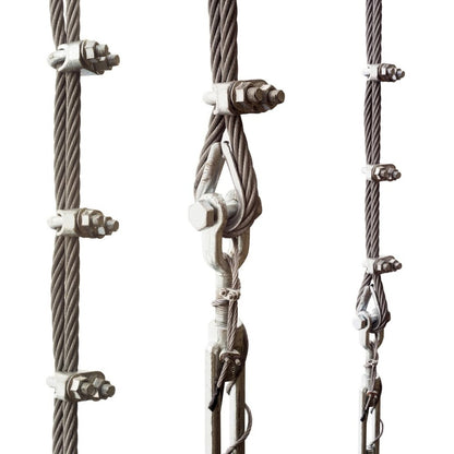GRAPA PARA CABLE DE ACERO 3/8" FIERO