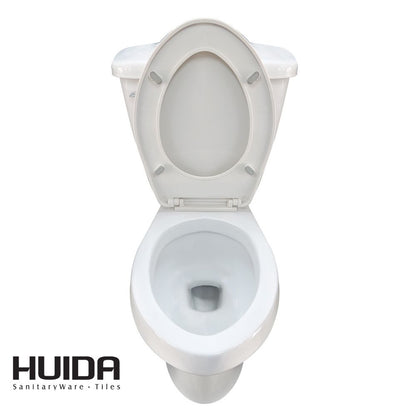 INODORO DOS PIEZAS SEMI-ELONGADO COLOR BLANCO HUIDA