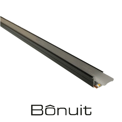 PERFIL DE ALUMINIO CON LUZ LED NEU X3M NEGRO