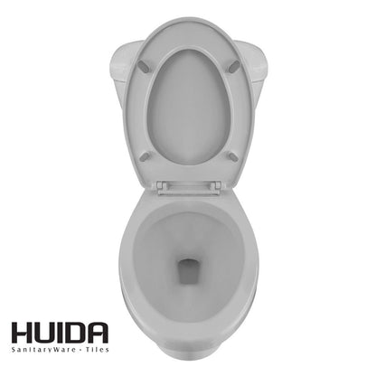 INODORO DOS PIEZAS ELONGADO COLOR GRIS HUIDA
