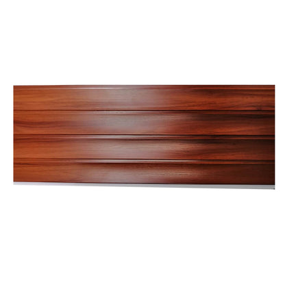 CIELO RASO DE PVC LAMINADO SIDING MADERA 8MM X 25CM X 5.9M PARA INTERIORES GOLD 4 DIVISIONES ONDULADA