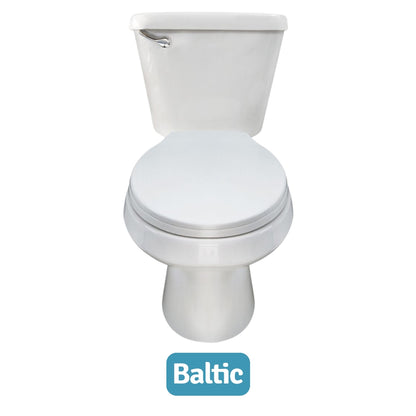 INODORO DOS PIEZAS REDONDO COLOR BLANCO BALTIC SR 139A