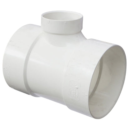 TEE REDUCCION PVC DWV 4 PULGADASX2 PULGADAS SANITARIO LIVIANO C/C