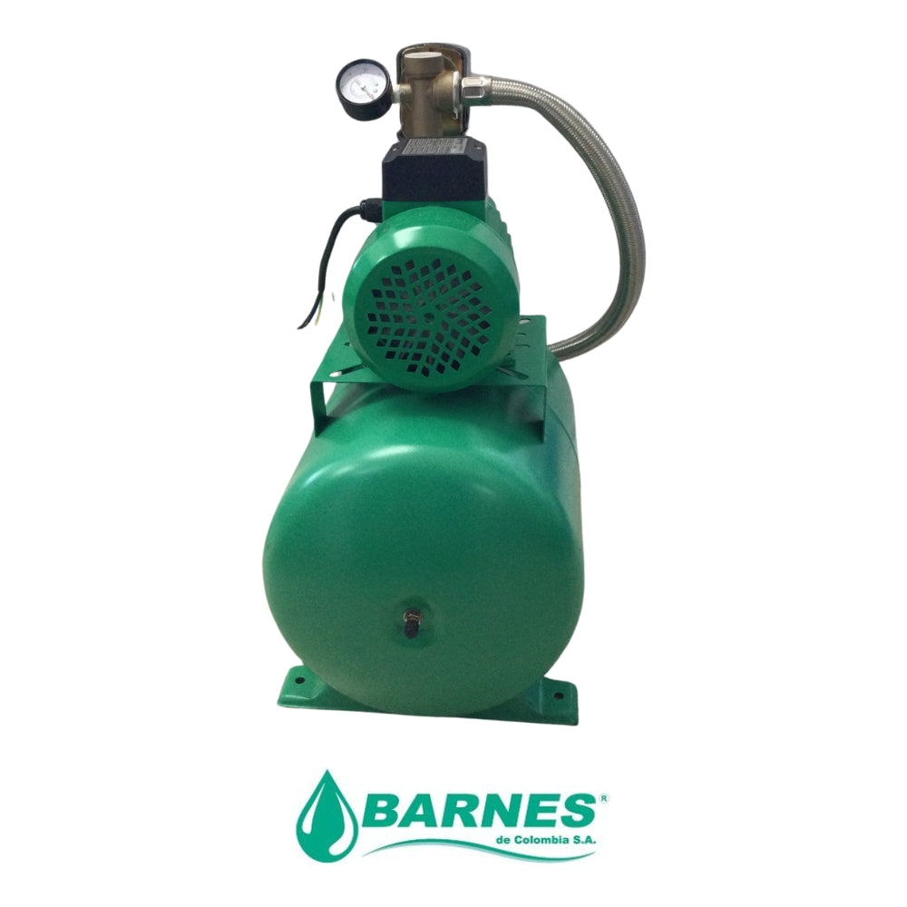 BOMBA DE AGUA PERIFERICA 110V/220V DE 1 HP CON TANQUE PRESION DE 24 L 1J2107