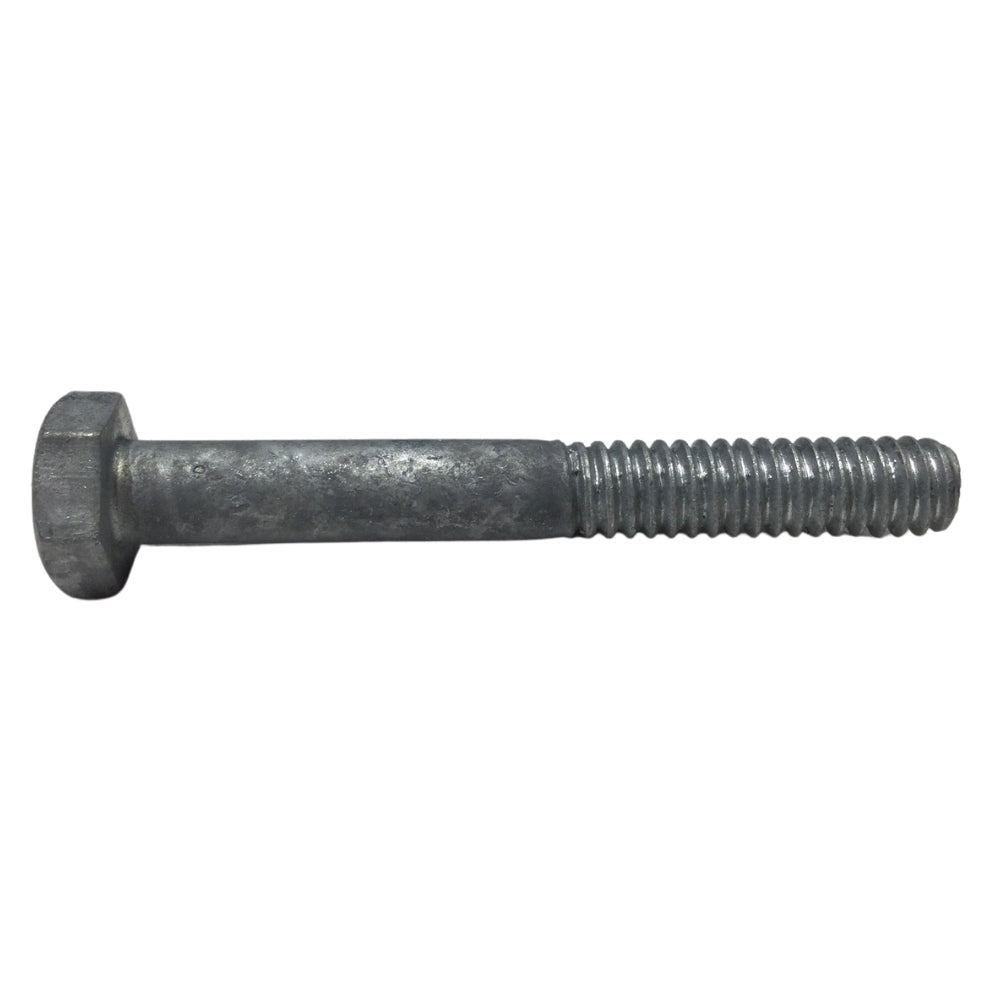 PERNO HEXAGONAL GALVANIZADO EN CALIENTE 1/4 PULGADAS-20 x 2 PULGADAS ROSCA ESTANDAR