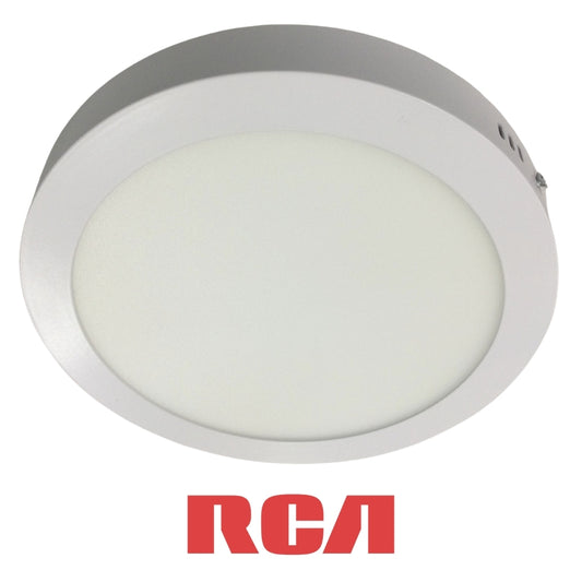 PANEL LED SOBREPUESTO REDONDO LUZ CALIDA  18W 85-277V 1260LM RCA (RLCRLW18W)