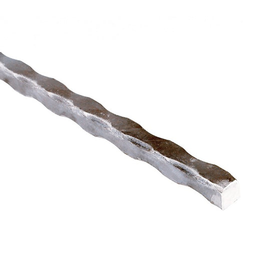 BARRA MARTILLADA DE HIERRO FORJADO 16X16X3000mm - 118/3