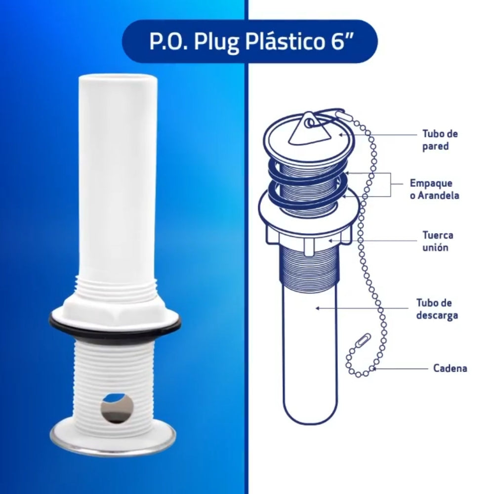 P.O. PLUG PLASTICO 6? GRIVEN A367-ZPA154