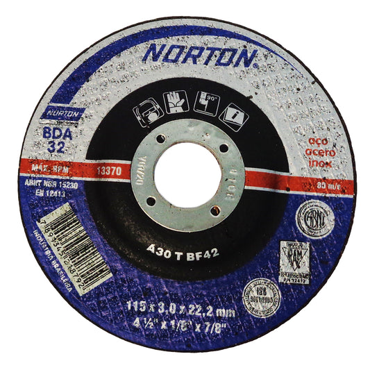 DISCO CORTE METAL 4 1/2 PULGADAS X 1/8 PULGADAS NORTON