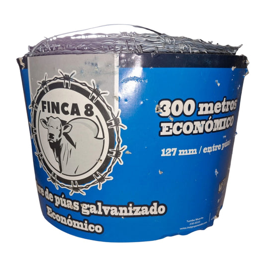 ALAMBRE DE PUAS AZUL 300 METROS CALIBRE 16  (FINCA 8)