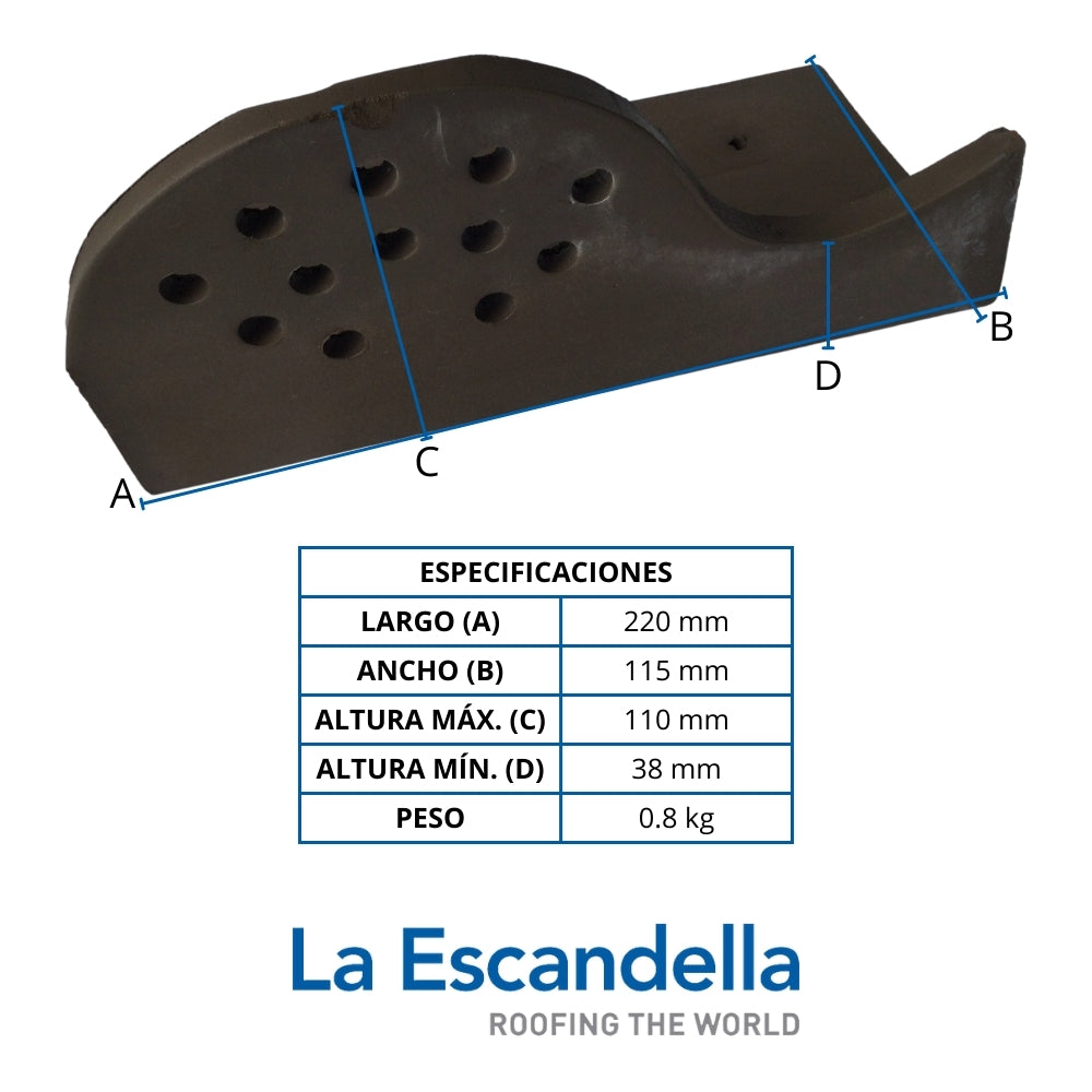 TAPA PAJARO TEJA ARCILLA MARRON ESCANDELLA (Q72MP)