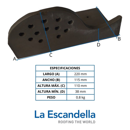 TAPA PAJARO TEJA ARCILLA MARRON ESCANDELLA (Q72MP)