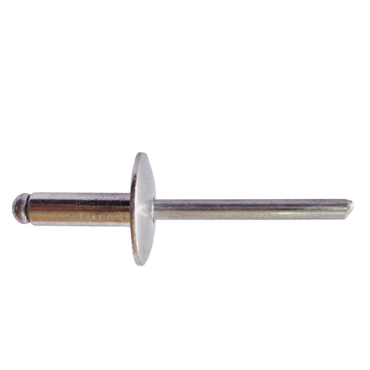 REMACHE CIEGO DE ALUMINIO   3/16  PULGADAS DE ESPESOR   X 0.575 PULGADAS ALTO DE CABEZA