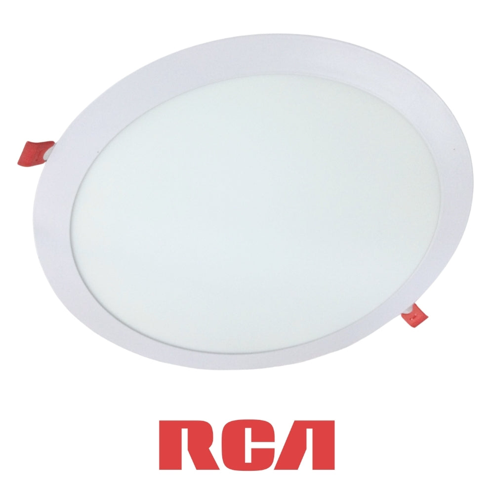 PANEL LED REDONDO EMPOTRABLE CCT 24W 1920LM 3000K/4000K/6500K 85-277V 316*295*30MM RCA (RLRL24CCT)