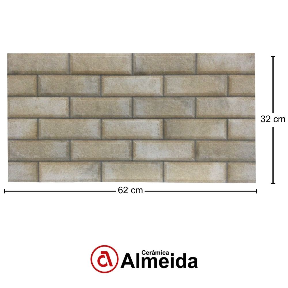 REVESTIMIENTO CERAMICO ALMEIDA 32HDA15 32x62CM 1.95M2/CAJA