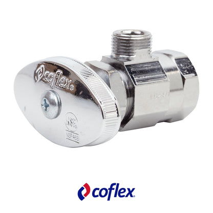 LLAVE DE ANGULO SENCILLA 1/2 X 3/8 COFLEX