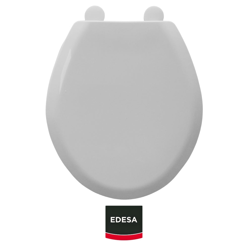ASIENTO  BLANCO REDONDO  PARA INODORO EDESA