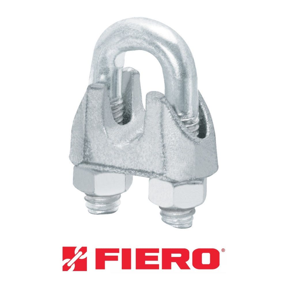 GRAPA PARA CABLE DE ACERO 3/8" FIERO