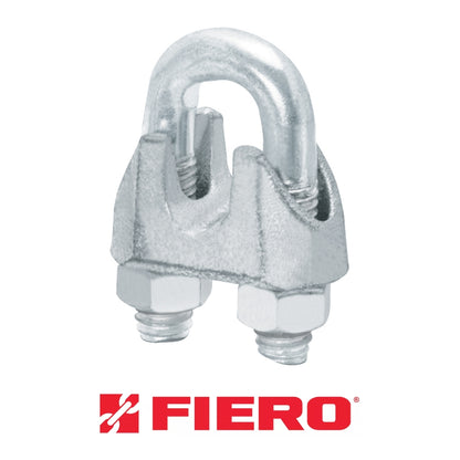 GRAPA PARA CABLE DE ACERO 3/8" FIERO