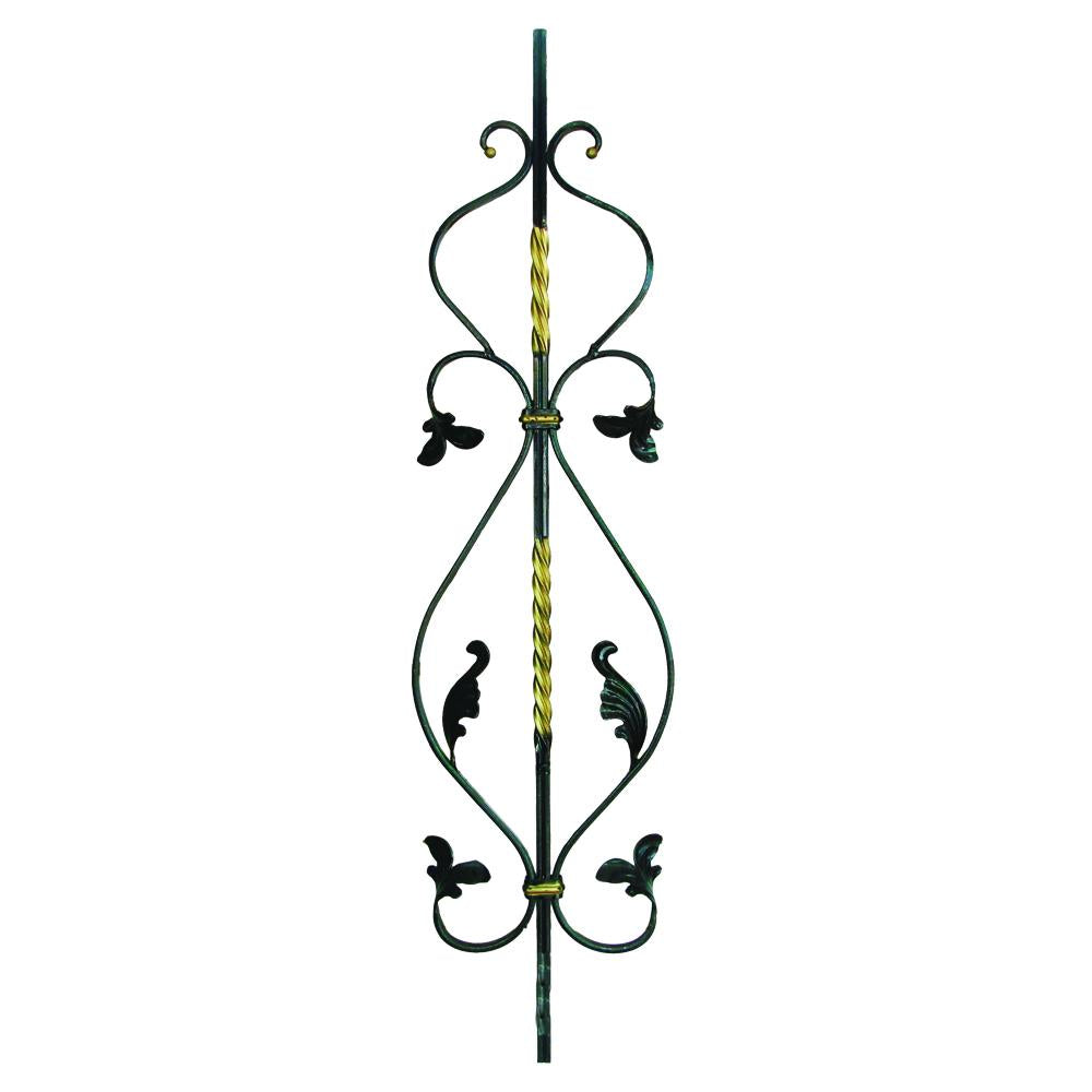PANEL DE HIERRO FORJADO  12X12X235X900mm - 52/2