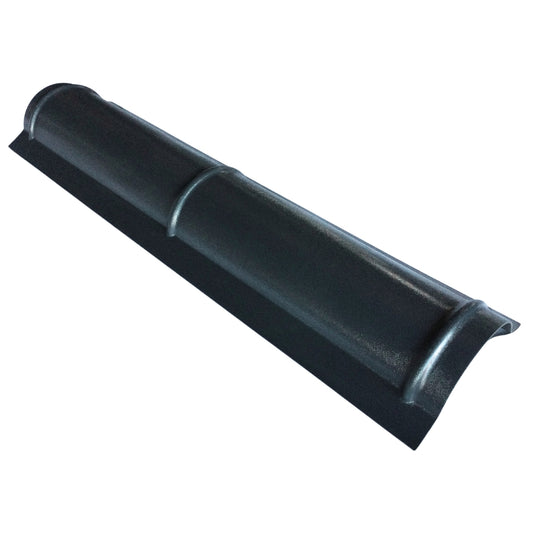 CABALLETE LATERAL PARA TECHO DE UPVC 0.82m X 3mm ACABADO ANTRACIT TK