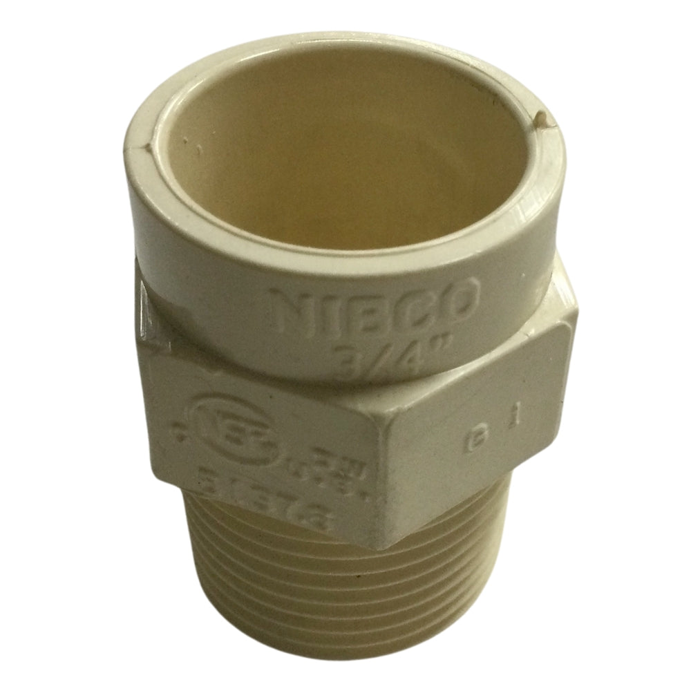 ADAPTADOR MACHO CPVC CTS 18MM-3/4 PULGADAS C/C