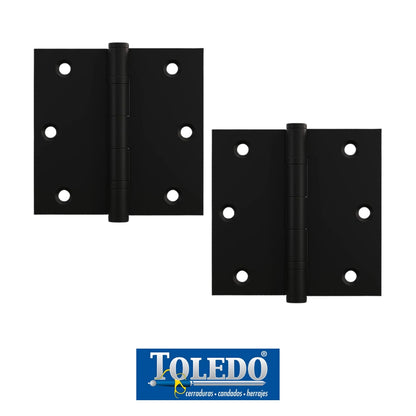 BISAGRA 3.5 PULGADAS ACABADO NEGRO CON BALINERAS