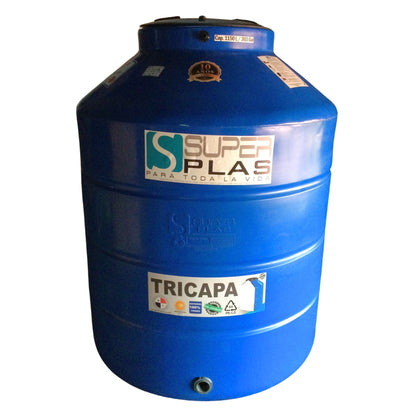 TANQUE DE RESERVA DE AGUA TRICAPA AZUL 303 GALONES (1150 LITROS)
