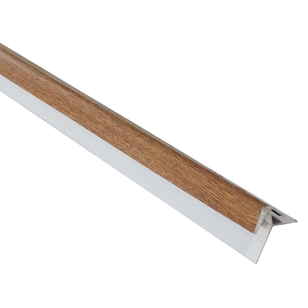 ANGULAR EXTERNO PARA TABLILLA 7.5mm ESPESOR  5.9m LARGO NOGAL (M608-P-2) SKYLINE