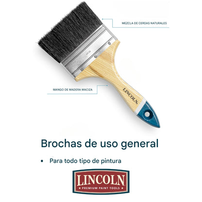 BROCHA PROFESIONAL DE USO GENERAL 2 PULGADAS CON CERDA NATURAL