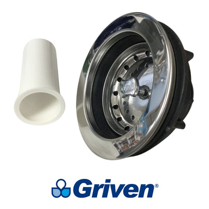DESAGUE PARA FREGADERO 4 PULGADAS x 4 PULGADAS GRIVEN 9A145-P10072-S