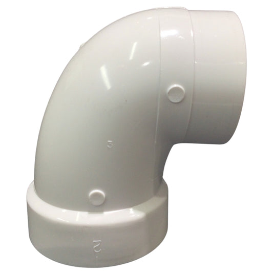 CODO 90° PVC DWV 50MM-2 PULGADAS SANITARIO LIVIANO C/C