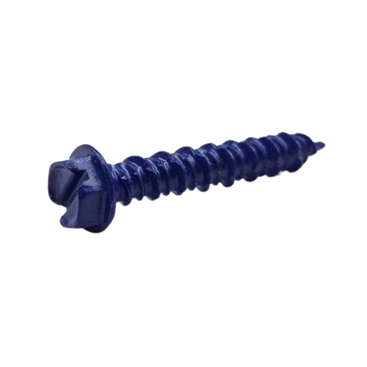 TORNILLO AZUL-RUSPERT PARA CONCRETO CAB HEX RAN 3/16 PULGADAS x 1-1/4 PULGADAS