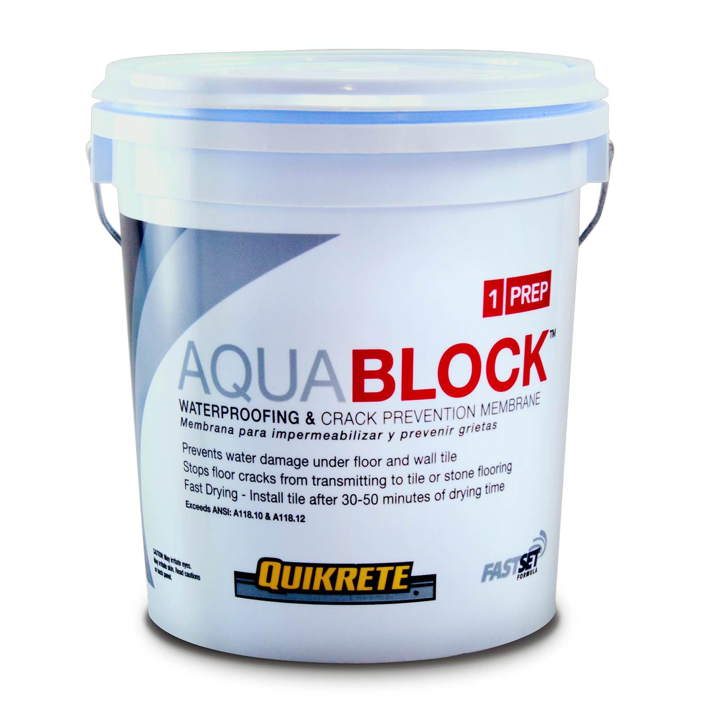 MEMBRANA IMPERMEABILIZANTE SECADO RAPIDO AQUABLOCK 5GL B047P MASTER