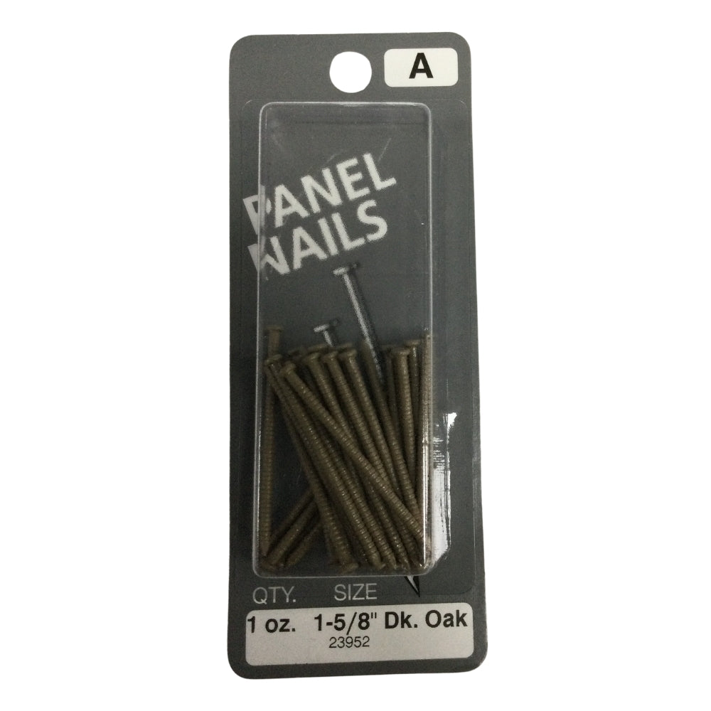 CLAVO PARA PANEL ROBLE OSCURO 1-5/8 PULGADAS
