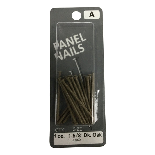 CLAVO PARA PANEL ROBLE OSCURO 1-5/8 PULGADAS