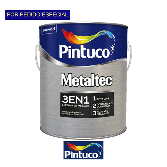 PINTURA METALTEC 3 EN 1 BASE INTERMEDIA T-185 1 GL PINTUCO