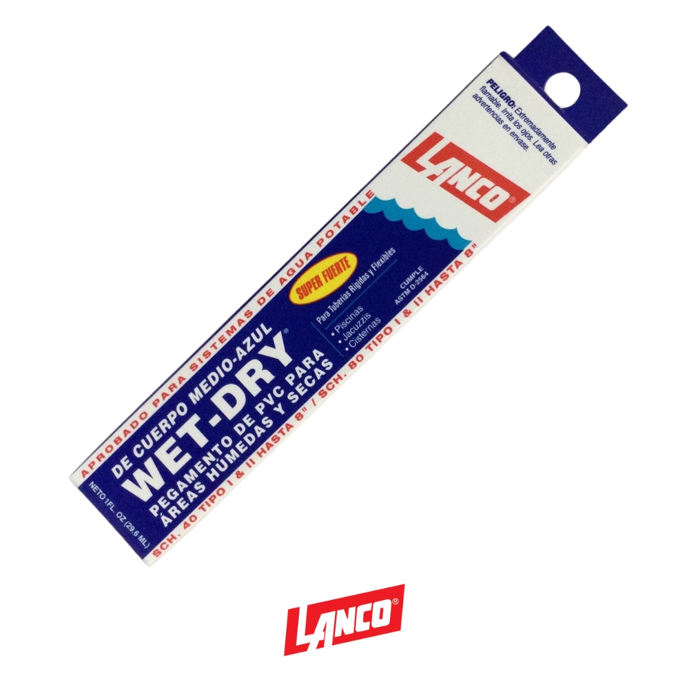 PEGAMENTO PVC WET DRY 1 ONZ TP248-20 LANCO