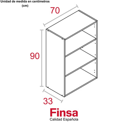 MODULO SUPERIOR PRO 900 x 700 x 330 ALUMINIO RH