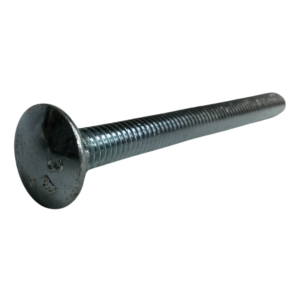 PERNO DE CARRUAJE ZINCADO ACERO GRADO 2 5/16 PULGADAS-18x 3-1/2 PULGADAS ROSCA ESTANDAR