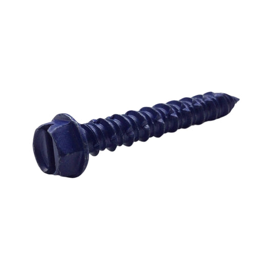 TORNILLO AZUL-RUSPERT PARA CONCRETO CAB HEX RAN 1/4 PULGADAS x 1-3/4 PULGADAS