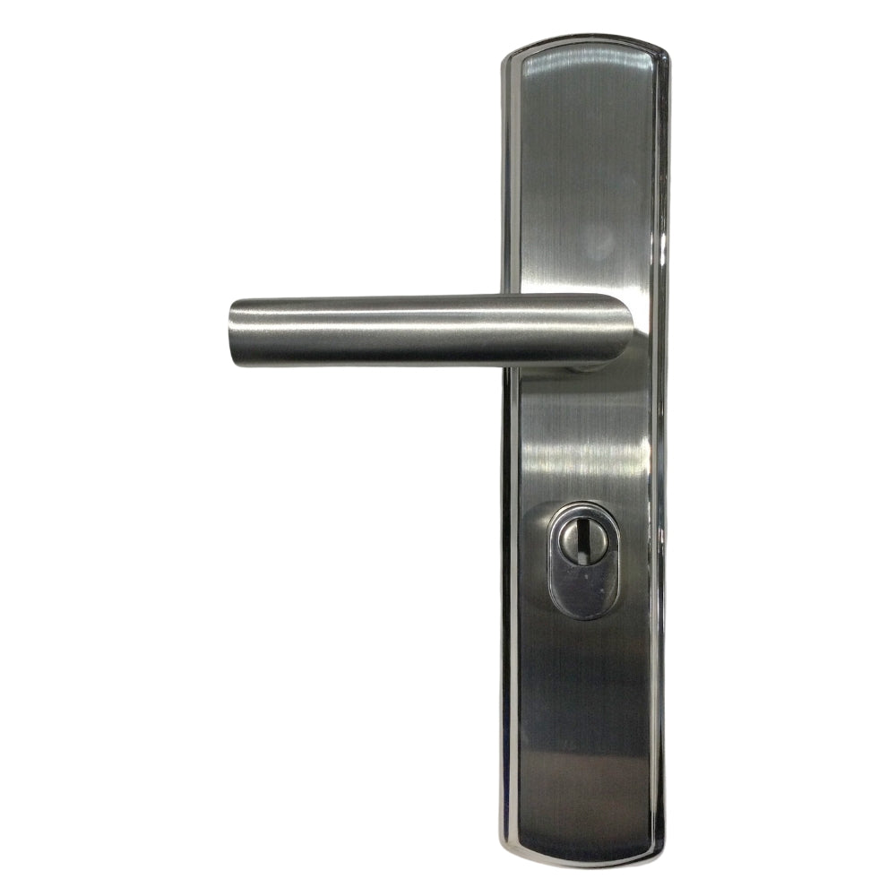 MANIGUETA PARA PUERTA MULTIPUNTOS PLATEADA IZQUIERDA SECURE