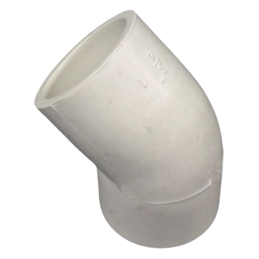 CODO 45º PVC 18MM-3/4 PULGADAS LISO SCH-40